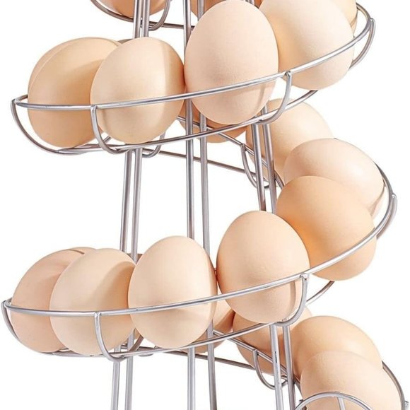 Egg Holder Countertop Freestanding Wired & Spiral Medium Egg Display Egg Holder - Picture 10 of 10